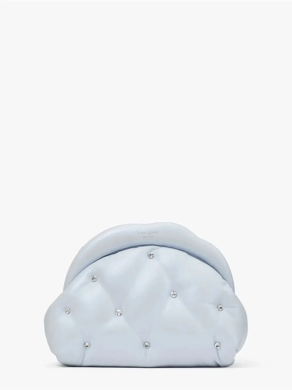 Kate Spade Shade Quilted Cloud Clutch Blue